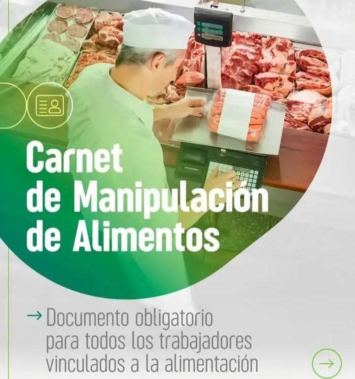 Pre-inscrpción Carnet de manipulación de alimentos